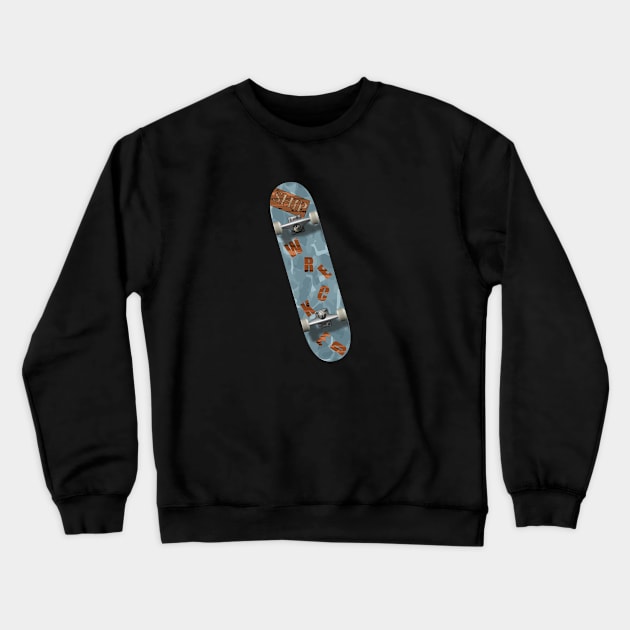 Ship Wrecked Crewneck Sweatshirt by traditionation